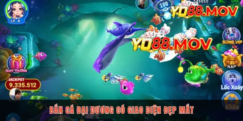 Game nổi bật với hình ảnh biển cả xanh mướt đẹp mắt