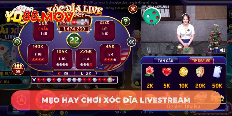 Mẹo hay chơi xóc đĩa livestream liền tay trúng ngay giải lớn