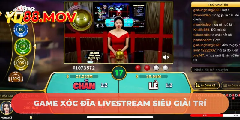 Game xóc đĩa livestream siêu giải trí năm 2024