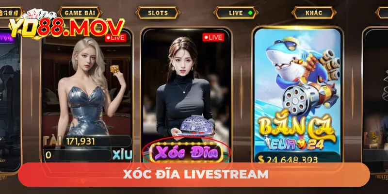 Giải Trí Với Xóc Đĩa Livestream Yo88 Cùng Dàn Dealer Xinh Đẹp