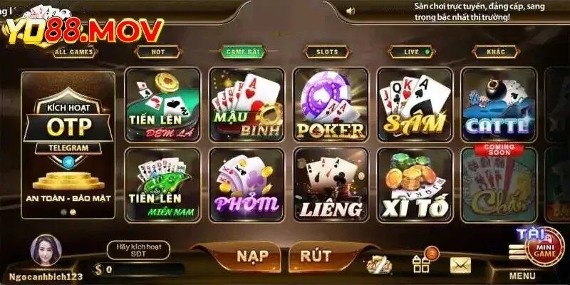 Yo88 cung cấp kho game giải trí đa dạng