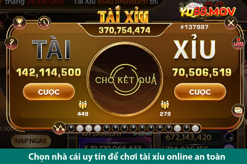 Cách chơi tài xỉu live chắc thắng các cược thủ nên tham khảo tại Yo88 mov