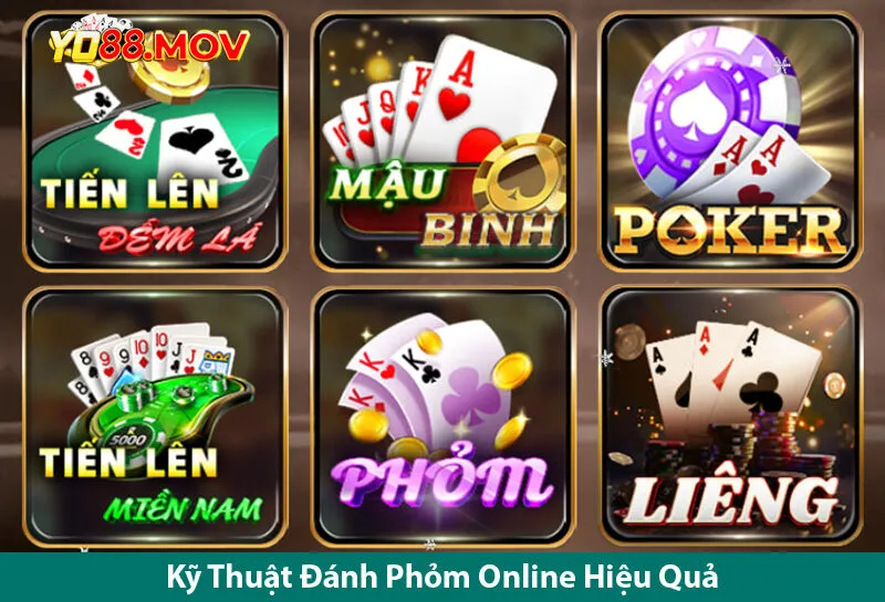 Chinh phục mọi đối thủ khi đánh bài phỏm online trên yo88