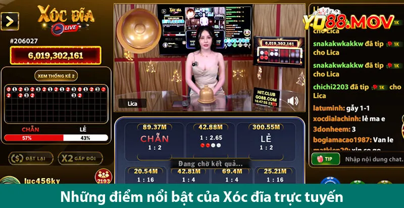 Khám phá cổng cá cược thú vị cùng trò chơi xóc đĩa live trên yo88