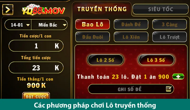 Cách đánh lô đề truyền thống thắng lớn trong từng ván cược