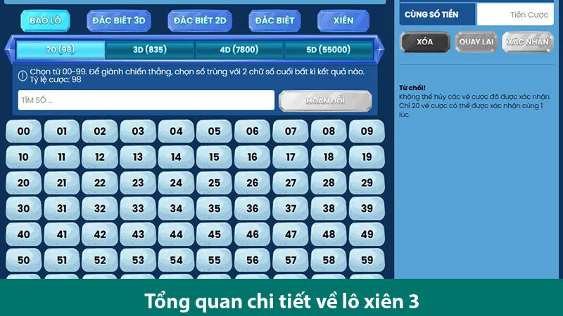 Khám phá tỷ lệ thưởng và cách đánh lô xiên 3 chuẩn