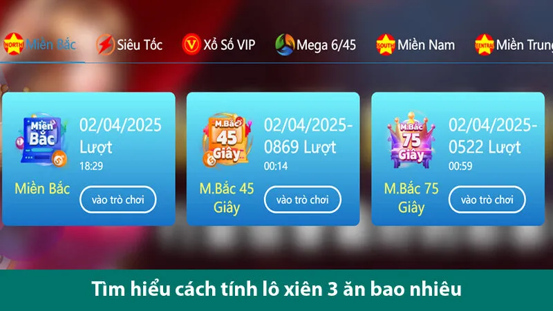 Khám phá tỷ lệ thưởng và cách đánh lô xiên 3 chuẩn